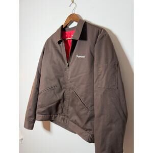 Supreme Playboy Work Jacket Brown